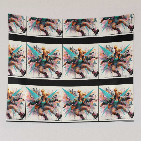 Item preview, Tinker Bell In Urban Outfit Graffiti-Style designed and sold by jehad10ayad11.