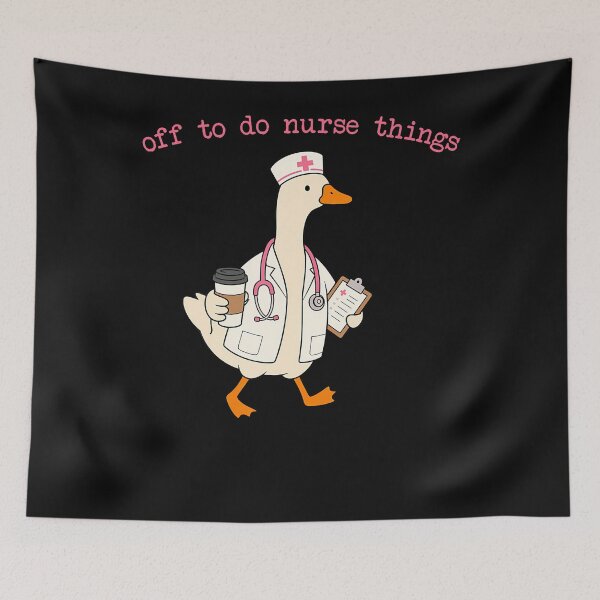 Item preview, Off To Do Nurse Things Funny Goose Coffee Nurse designed and sold by JamesCrArt.