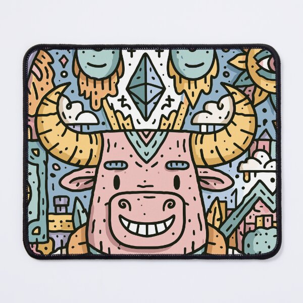 Item preview, Bullish Market Riches: Crypto & Wealth Doodle designed and sold by Romgora.