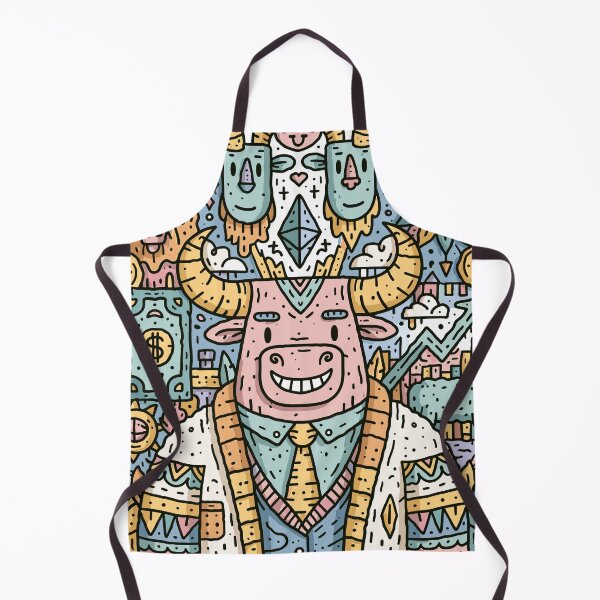 Item preview, Bullish Market Riches: Crypto & Wealth Doodle designed and sold by Romgora.
