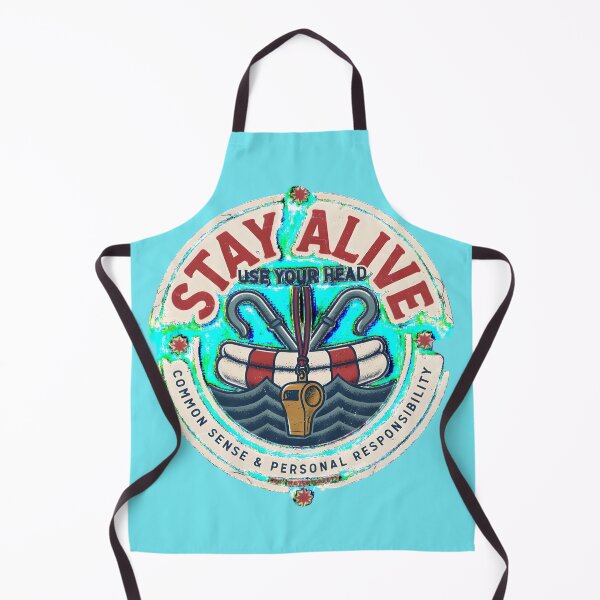 Item preview, Stay alive, use your head - Swim responsibly designed and sold by ParadoxParadox.