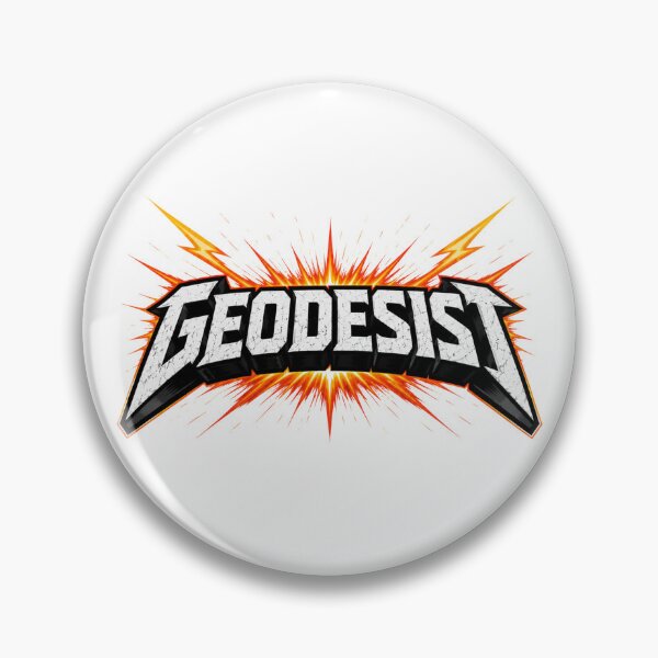Item preview, GEODESIST Heavy Metal Logo for Land Surveyors designed and sold by JDGeoShop.