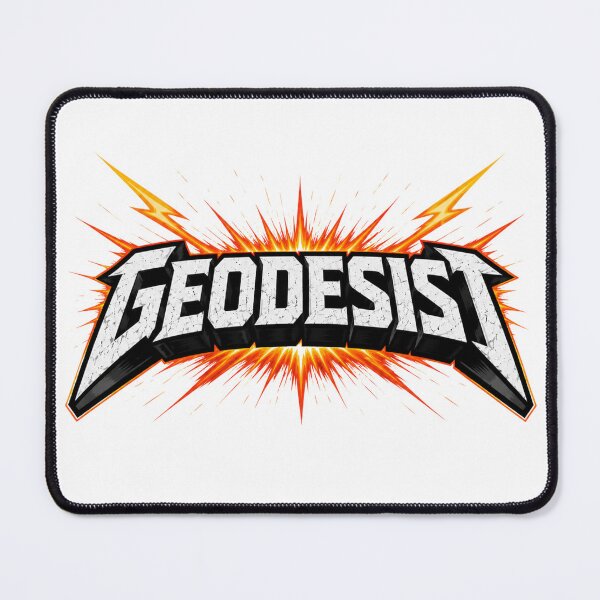Item preview, GEODESIST Heavy Metal Logo for Land Surveyors designed and sold by JDGeoShop.