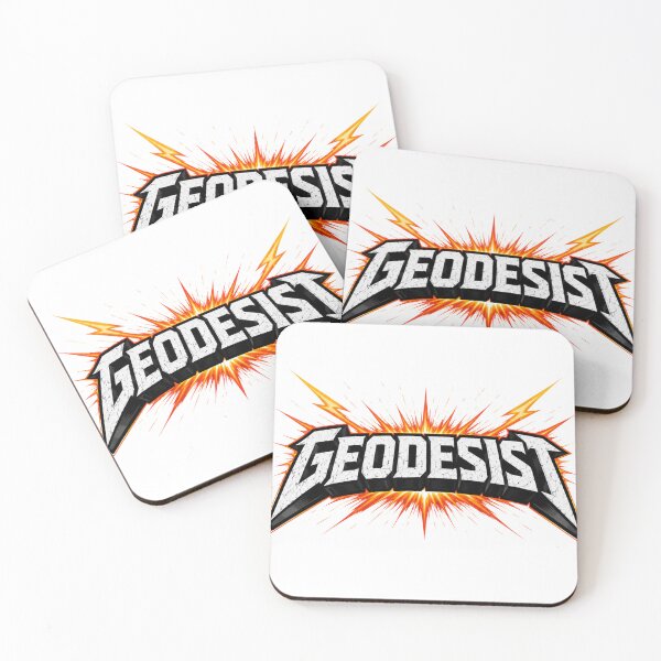 Item preview, GEODESIST Heavy Metal Logo for Land Surveyors designed and sold by JDGeoShop.