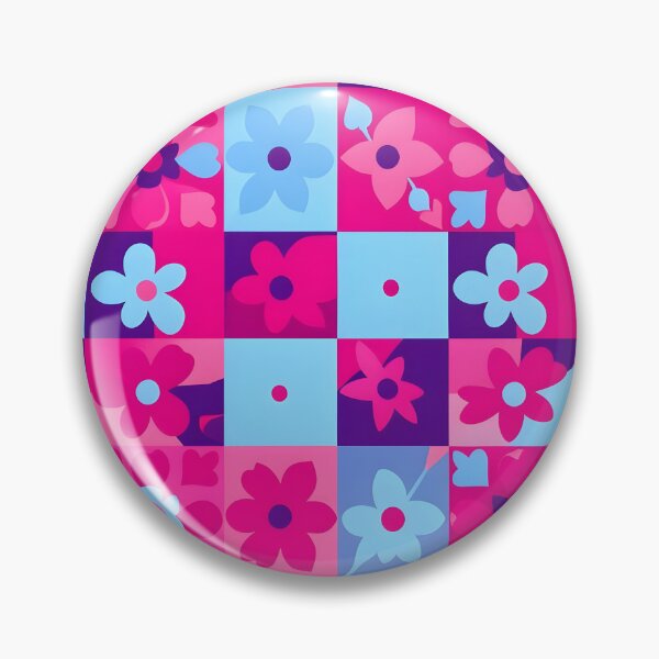 Item preview, Pink and purple floral pattern design designed and sold by Chi261.