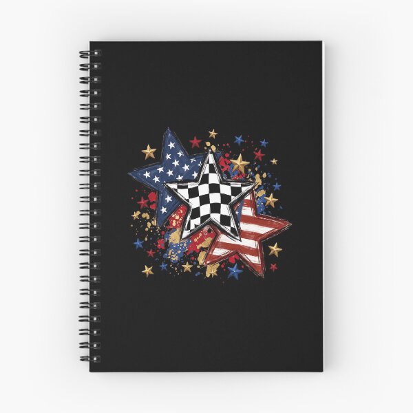 Item preview, Patriotic American Flag Racing Stars Paint Splatter Graphic designed and sold by Paper Drip.