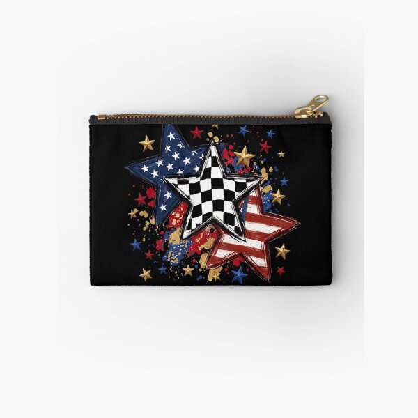 Item preview, Patriotic American Flag Racing Stars Paint Splatter Graphic designed and sold by Paper Drip.
