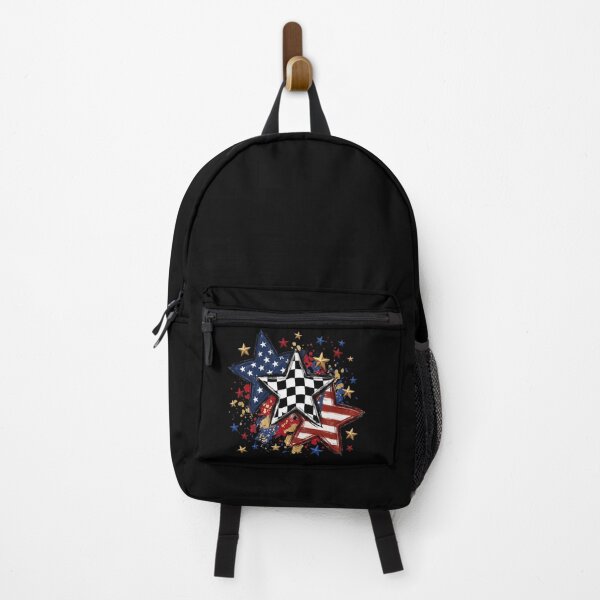 Item preview, Patriotic American Flag Racing Stars Paint Splatter Graphic designed and sold by Paper Drip.