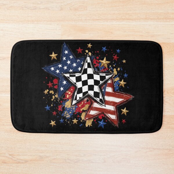 Item preview, Patriotic American Flag Racing Stars Paint Splatter Graphic designed and sold by Paper Drip.