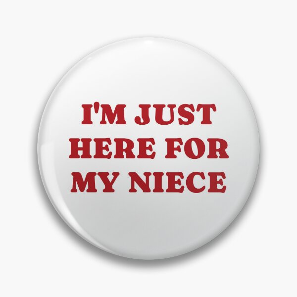 Item preview, I'm Just Here For My Niece Baby, Funny Auntie, Y2K, Cool Aunt Baby, Gift For Aunt, New Future Aunt Gift From Niece designed and sold by Quiajia.