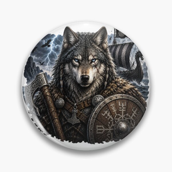 Item preview, Viking Wolf designed and sold by VerdePegajoso.