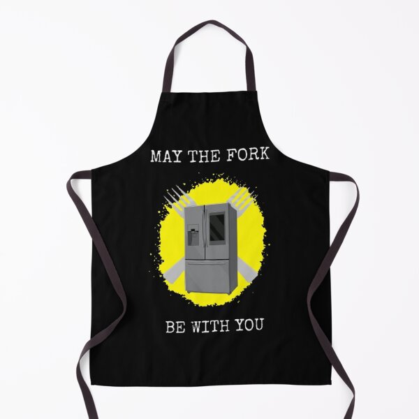 Item preview, May The Fork Be With You Funny Food Parody Quote designed and sold by Mircea786.