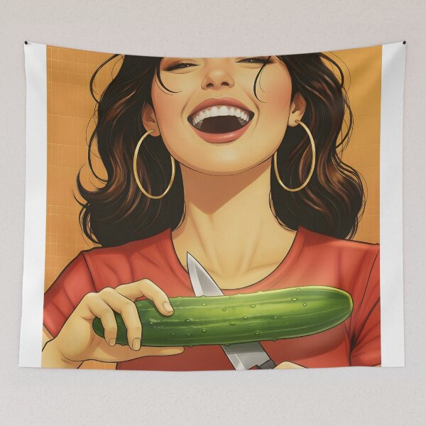 Item preview, Cucumber – strength, closeness, charisma designed and sold by Halbeskilo.