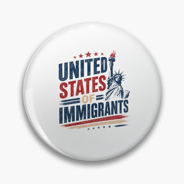 Item preview, United States Of Immigrants American Heritage Patriotism designed and sold by RetroMini2026.