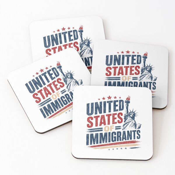 Item preview, United States Of Immigrants American Heritage Patriotism designed and sold by RetroMini2026.