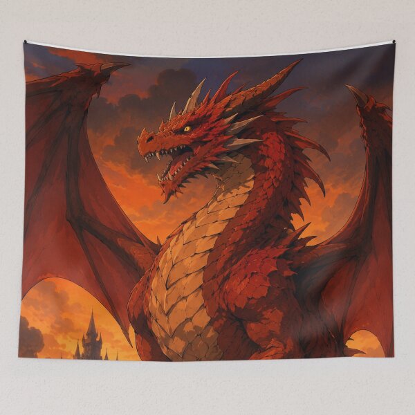 Item preview, DnD Red Dragon Monster  designed and sold by bapupa.