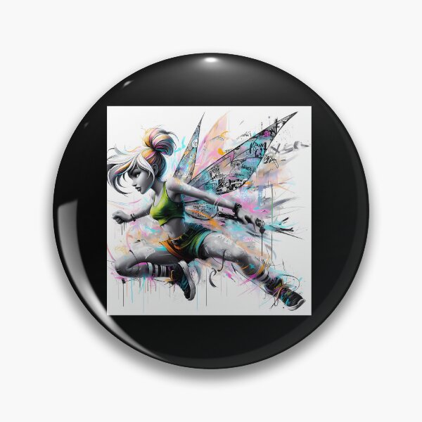 Item preview, Tinker Bell In Urban Outfit Graffiti-Style designed and sold by jehad10ayad11.