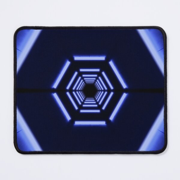 Item preview, Hexagonal Tunnel & Blue Neon Lights designed and sold by Electric Shock!! Design.