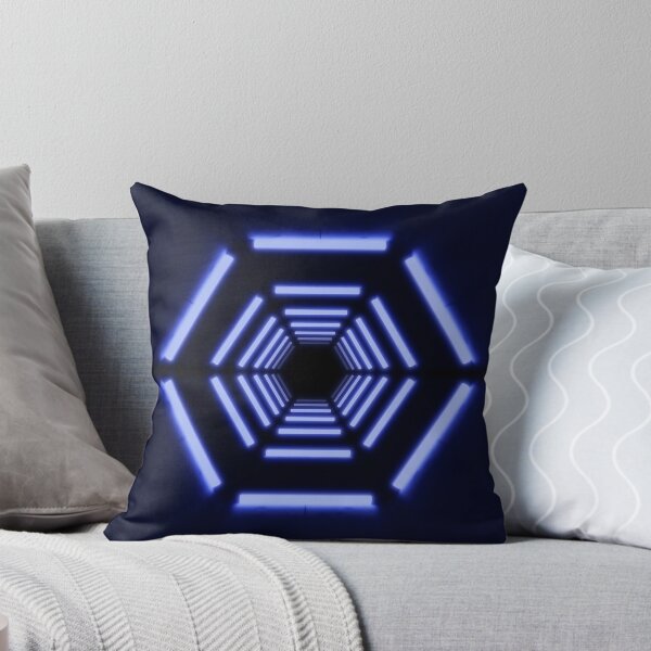 Item preview, Hexagonal Tunnel & Blue Neon Lights designed and sold by Electric Shock!! Design.