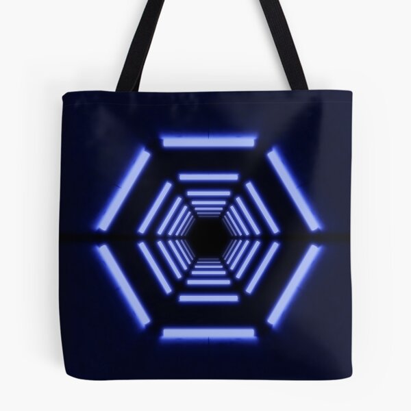Item preview, Hexagonal Tunnel & Blue Neon Lights designed and sold by Electric Shock!! Design.