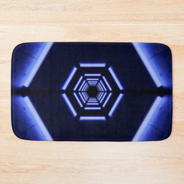 Item preview, Hexagonal Tunnel & Blue Neon Lights designed and sold by Electric Shock!! Design.