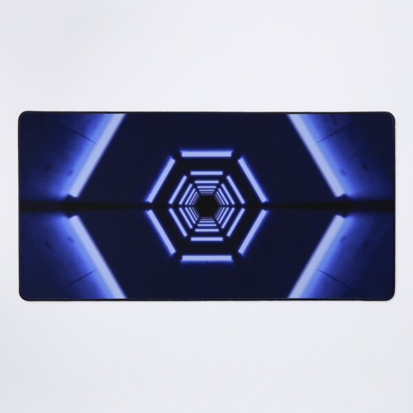 Item preview, Hexagonal Tunnel & Blue Neon Lights designed and sold by Electric Shock!! Design.