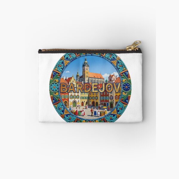Item preview, Bardejov Historic Square Mosaic Travel Sticker Summer Souvenir designed and sold by Imaginarium of Chaos falcon88 .