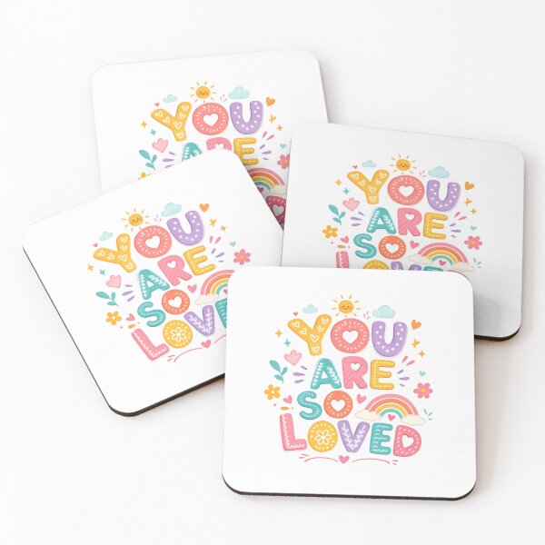 Item preview, You Are So Loved Positive Message Love Family Friend designed and sold by RetroMini2026.