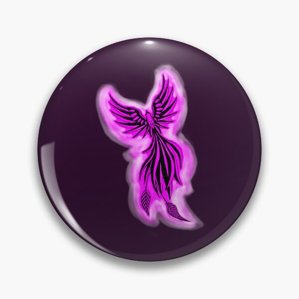 Item preview, Neon Pink Phoenix - Luminous Magenta Firebird Art designed and sold by URSM.