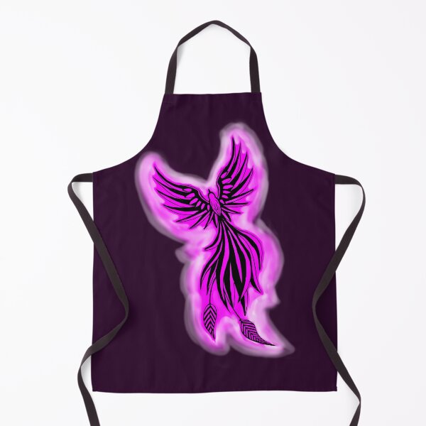 Item preview, Neon Pink Phoenix - Luminous Magenta Firebird Art designed and sold by URSM.