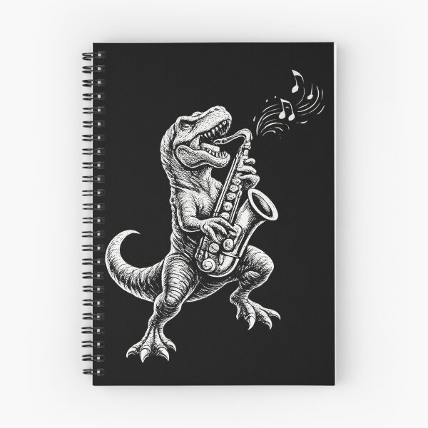 Item preview, Funny T-Rex Playing Saxophone Dinosaur Musician Design designed and sold by LiftyGifts.