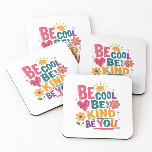 Item preview, Be Cool Be Kind Be You Inspirational Message Self Love Kindness Quote designed and sold by RetroMini2026.