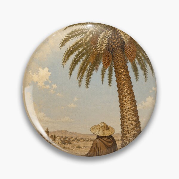 Item preview, Desert Palm Tree Under the Midday Sun designed and sold by alfaouzi.