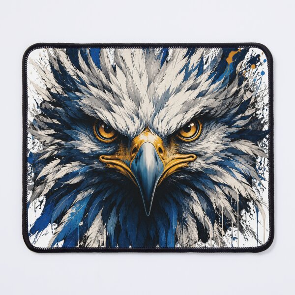 Item preview, Fierce Eagle Portrait Paint Drip designed and sold by DKSH1234.