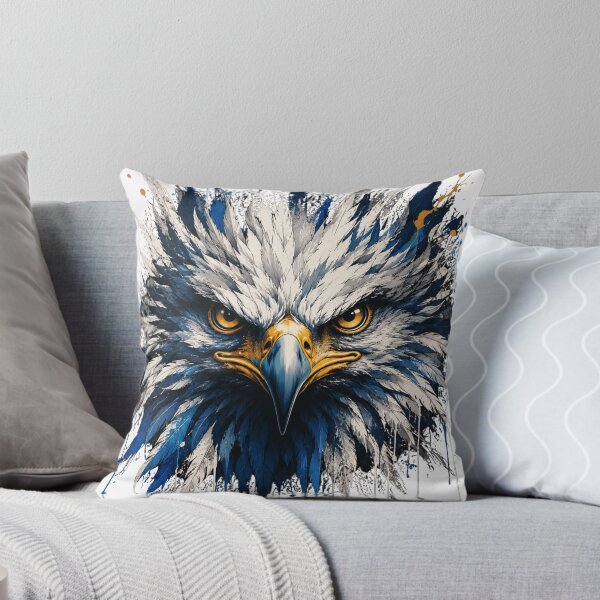 Item preview, Fierce Eagle Portrait Paint Drip designed and sold by DKSH1234.