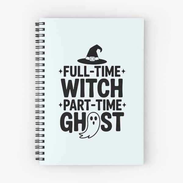 Item preview, Full-Time Witch, Part-Time Ghost – Funny Halloween Design designed and sold by Jollys-ArtShop.