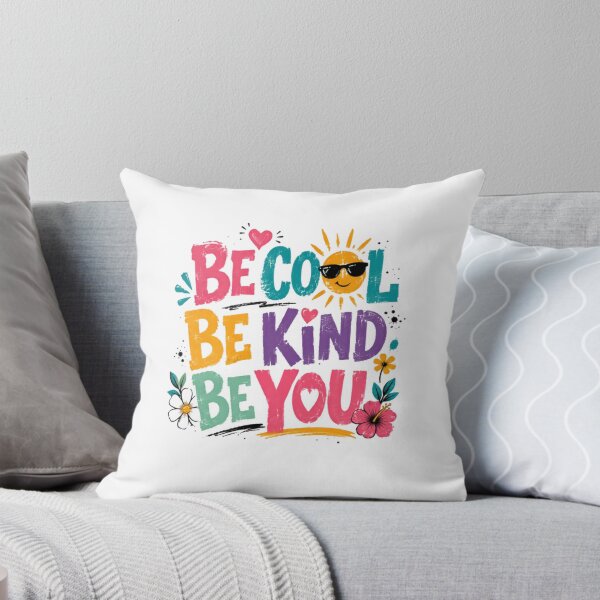 Item preview, Be Cool Be Kind Be You Inspirational Kindness Self Acceptance Good Vibes designed and sold by RetroMini2026.