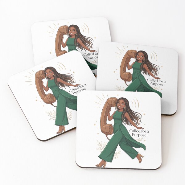 Item preview, Called for A Purpose - Black Woman With Green Jumpsuit designed and sold by Amanio.