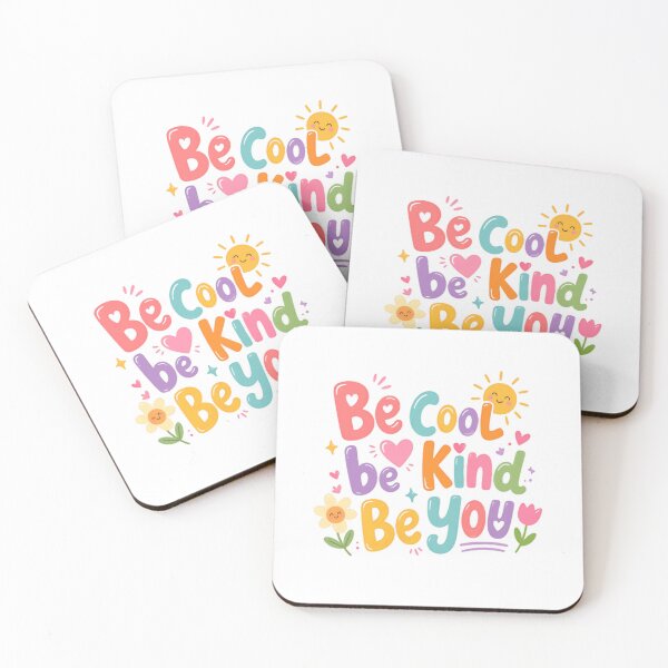 Item preview, Be Cool Be Kind Be You Kindness Positivity Quote Inspirational Empowerment designed and sold by RetroMini2026.