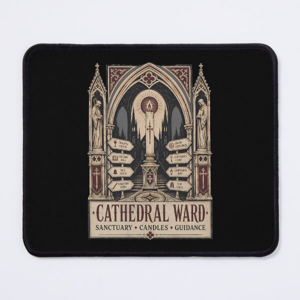 Item preview, Cathedral Ward Pilgrim Guide Poster designed and sold by agearb.