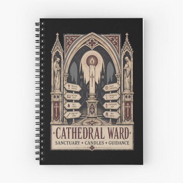Item preview, Cathedral Ward Pilgrim Guide Poster designed and sold by agearb.