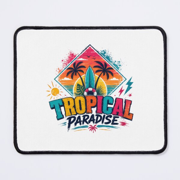 Item preview, Tropical Paradise Summer Beach Vacation Surfing Travel designed and sold by RetroMini2026.