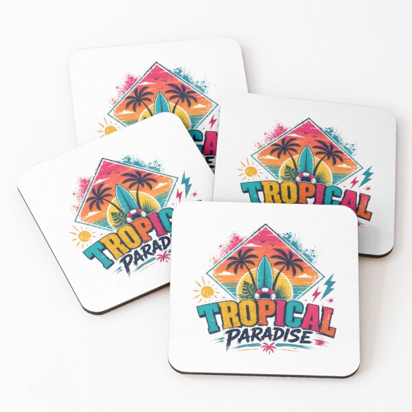 Item preview, Tropical Paradise Summer Beach Vacation Surfing Travel designed and sold by RetroMini2026.