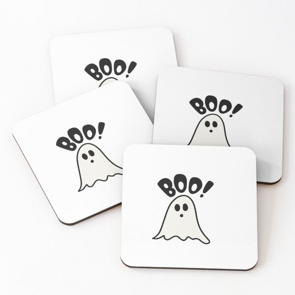 Item preview, Cute Minimalist Halloween Ghost BOO Text Design designed and sold by Alexacarmen.