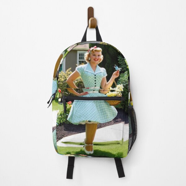 Item preview, Art - Woman Evoking 1950s Pin-ups, Nostalgic Aesthetic designed and sold by Beat-It.