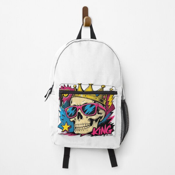 Item preview, 90s King - Retro Pop Art Skull & Crown designed and sold by Wear-X.