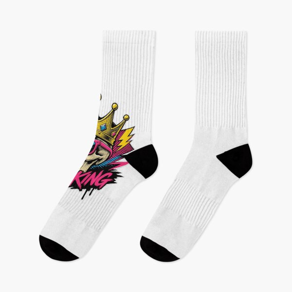 Item preview, 90s King - Retro Pop Art Skull & Crown designed and sold by Wear-X.