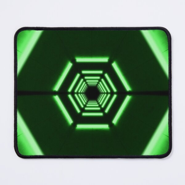 Item preview, Hexagonal Tunnel & Green Neon Lights designed and sold by Electric Shock!! Design.