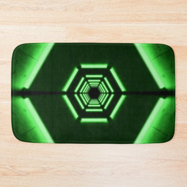 Item preview, Hexagonal Tunnel & Green Neon Lights designed and sold by Electric Shock!! Design.
