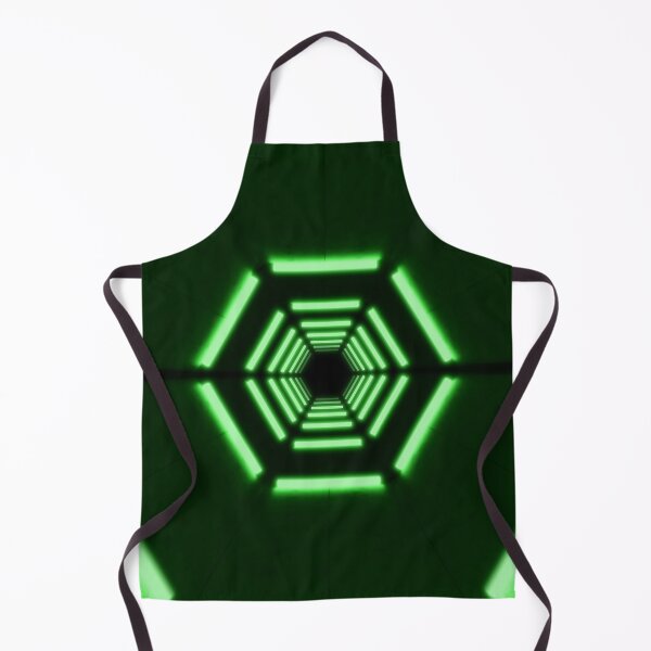 Item preview, Hexagonal Tunnel & Green Neon Lights designed and sold by Electric Shock!! Design.
